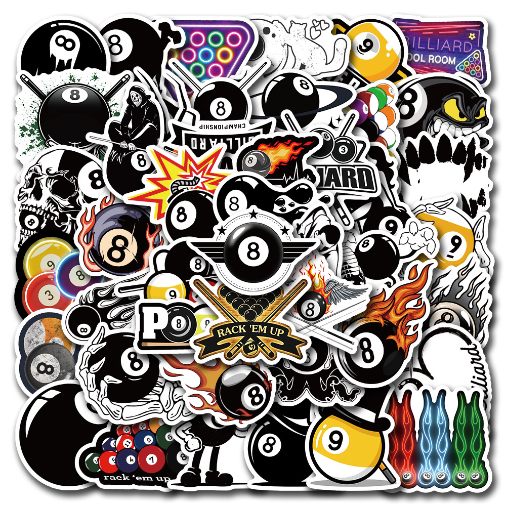 1500 bolas mixtas estrellas pegatinas de graffiti fútbol hockey béisbol portátil impermeable skate troquelado pegatinas