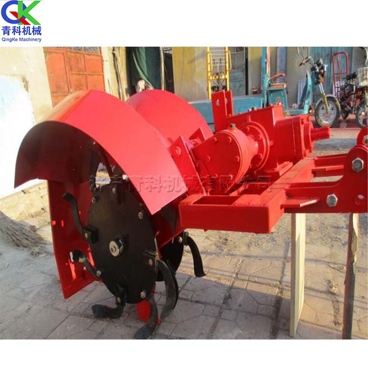 拖拉机后置式果园开沟机 大葱大姜开沟施肥机 苹果树梨树挖沟机