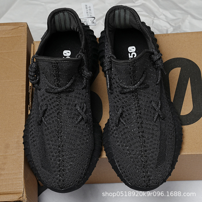 Baiyi Coconut Shoes Men's 350 Casual Shoes sneaker Really Explosive Stars Black Angel Running Shoes Female Students Soft Bottom Baiyi Coconut Shoes Men's 350 Casual Shoes sneaker Really Explosive Stars Black Angel Running Shoes Female Students Soft Bottom