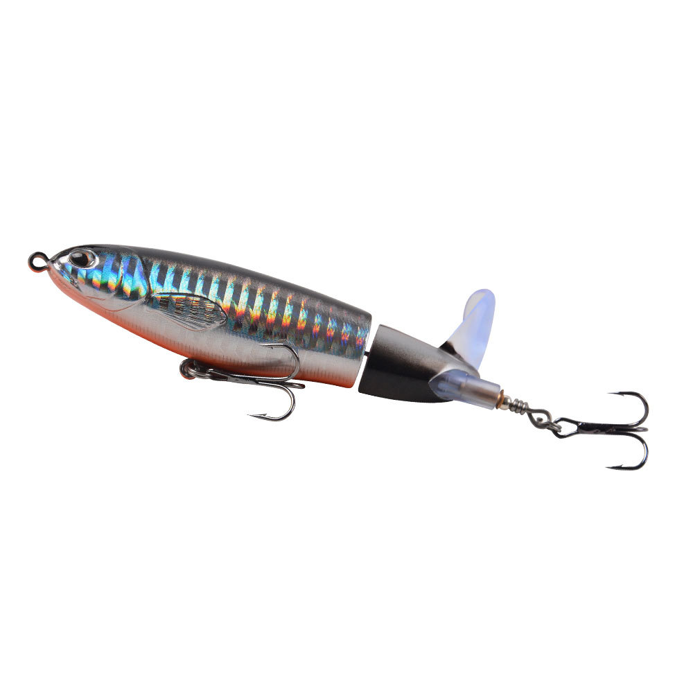 36G/14cm Luya cebo hélice tractor cebo duro flotante lápiz plástico duro cebo agua superficie de la onda pesca al por mayor