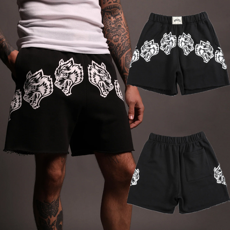 American Casual Shorts Summer New Sports Fitness Cotton Pants Outdoor Basketball Training Trendy Shorts