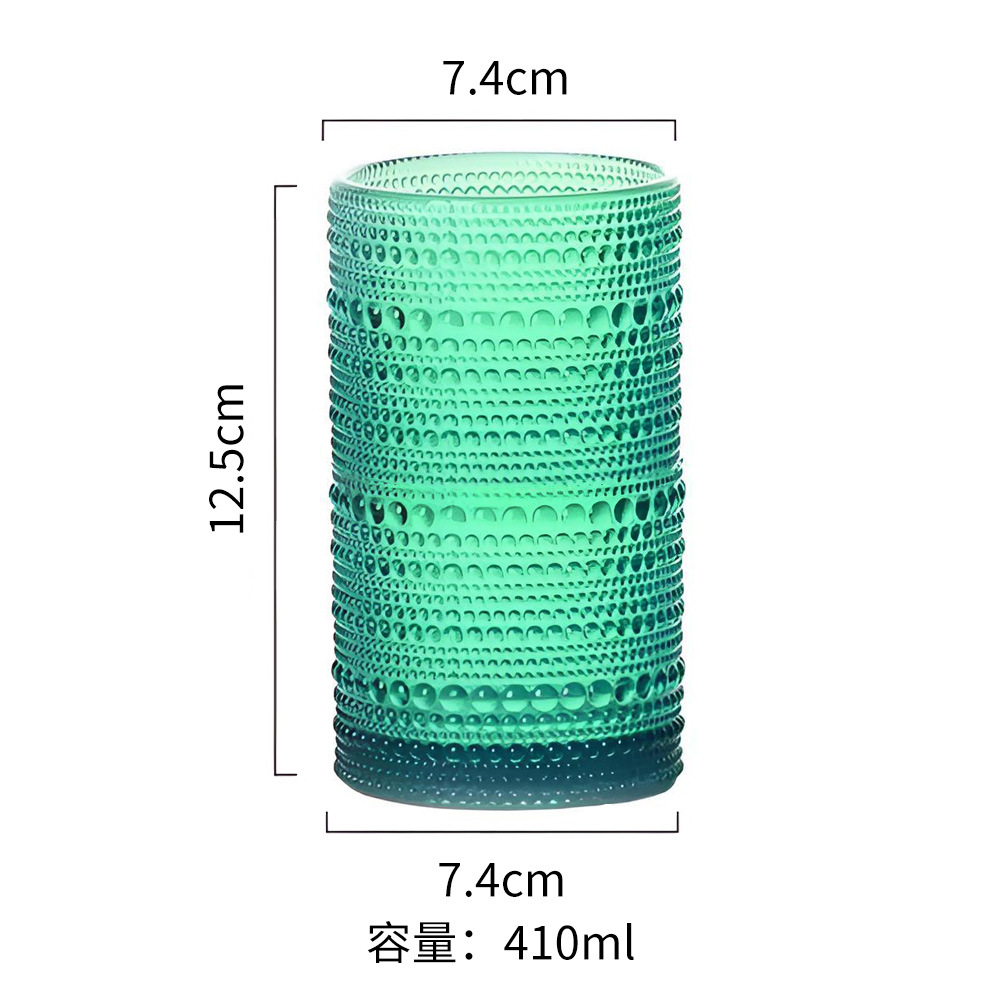 Sky Blue Bead Point Copa alta