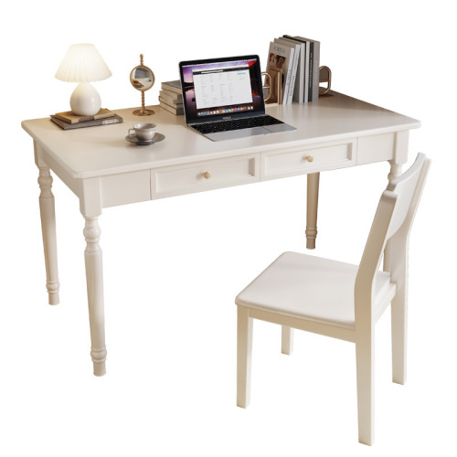American light luxury solid wood desk home desk modern simple computer desk bedroom study table study desk