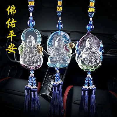Car hanging | Creative colored glaze Buddha car