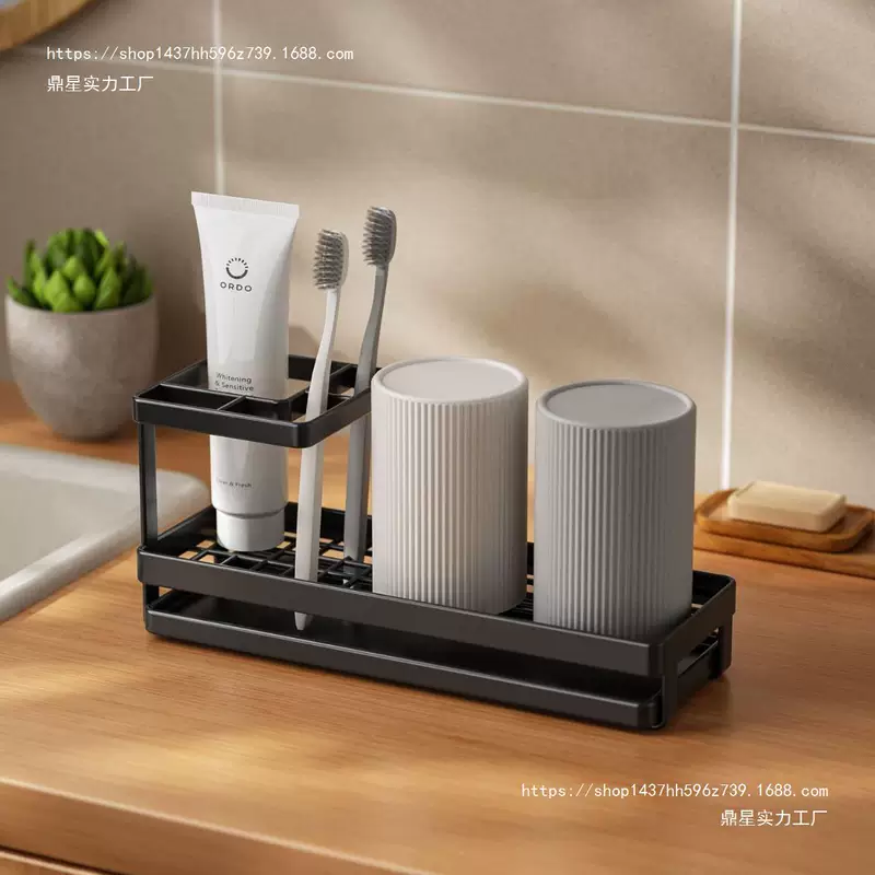Mouthwash, set, toothbrush, storage system, simple and elegant design