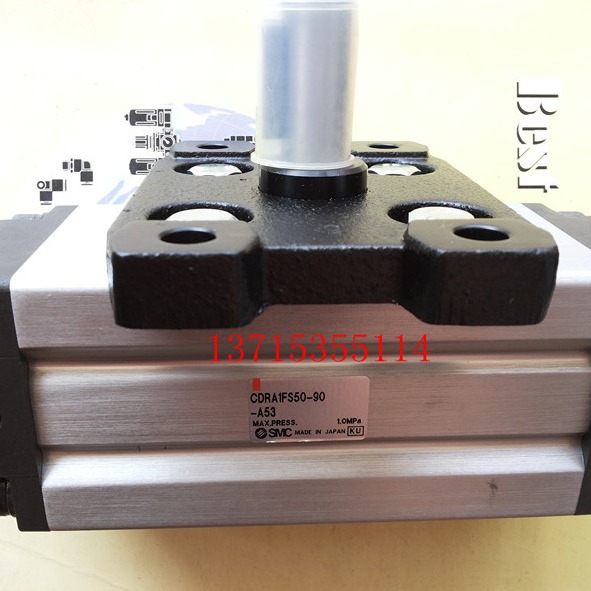 SMC原装齿轮齿条式摆动气缸 CDRA1FS50-90  CDRA1FS50-90-A53