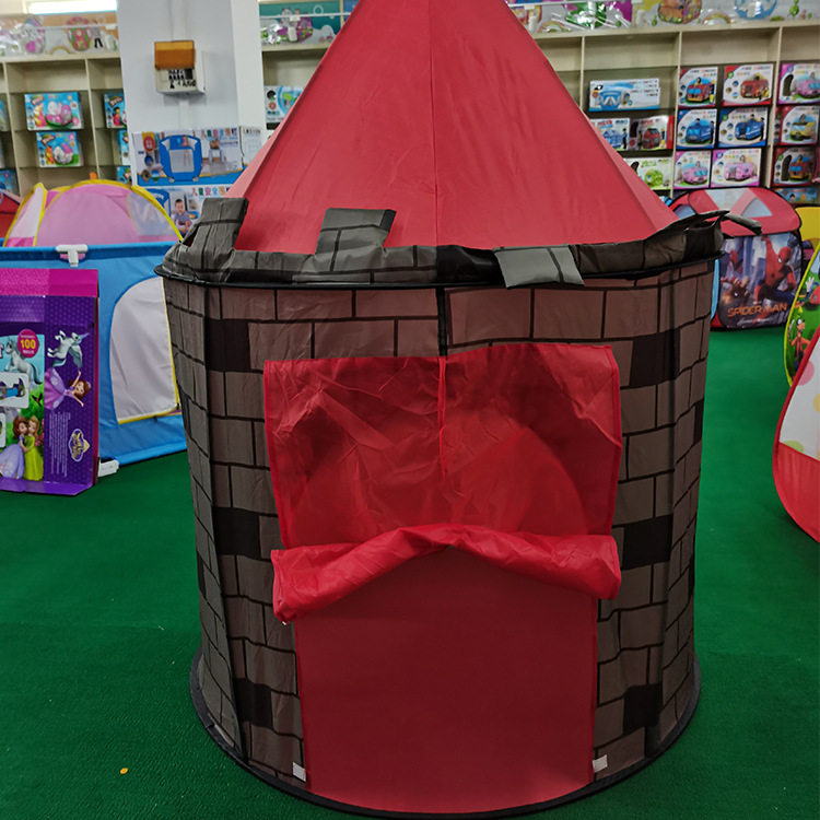 Tienda de pelota para niños mochila princesa juego castillo interior casa de rastreo juguetes plegables