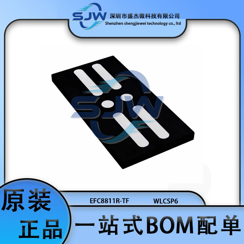 Пакет EFC8811R-TF CSP-6 полевого эффекта транзистор (MOSFET) 2 N-канал 12 В, 27 А