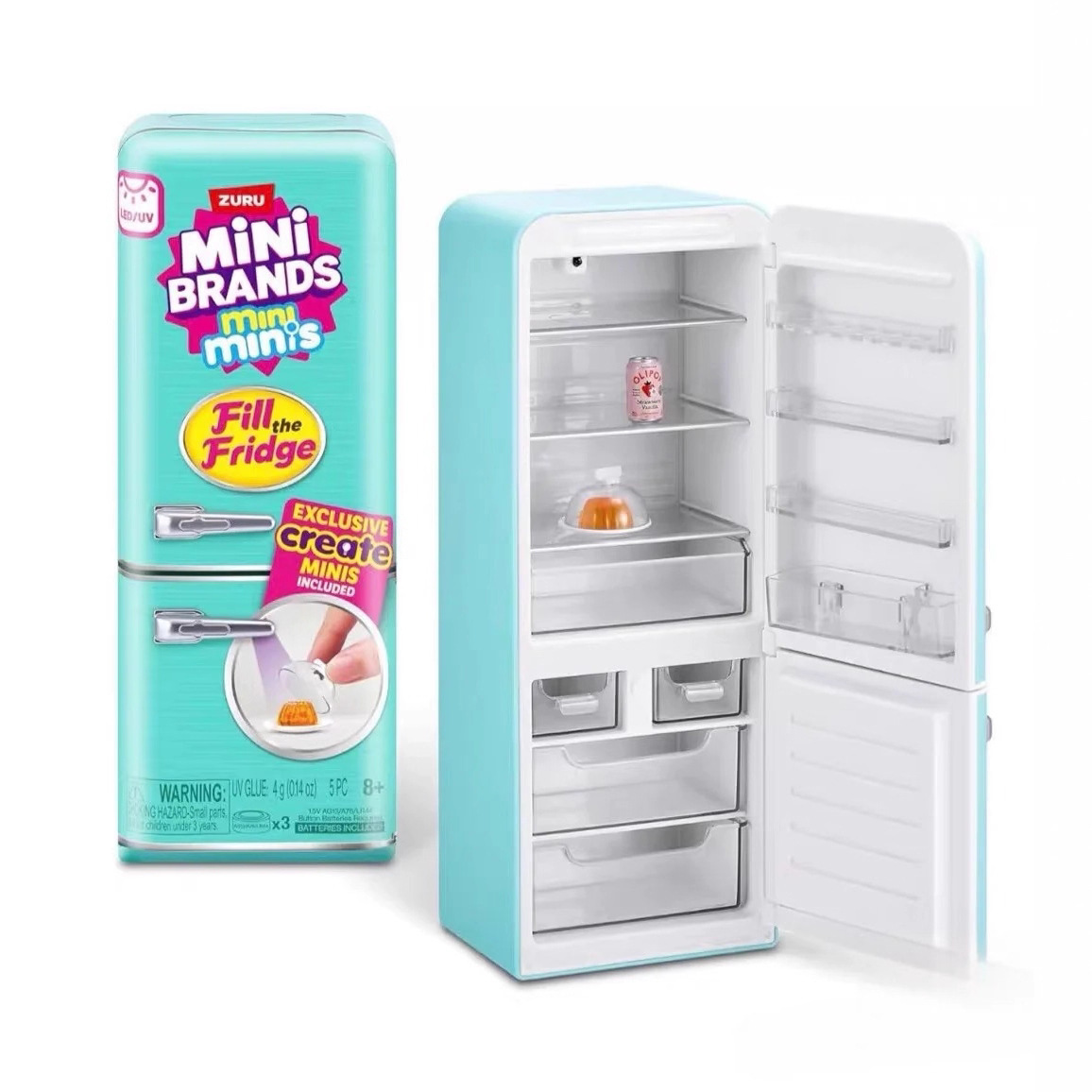 Chinese Version Zuru Mini Fridge Toy Blind Box Set Small Miniature Fridge Toy Ball Cross-Border Hot Item