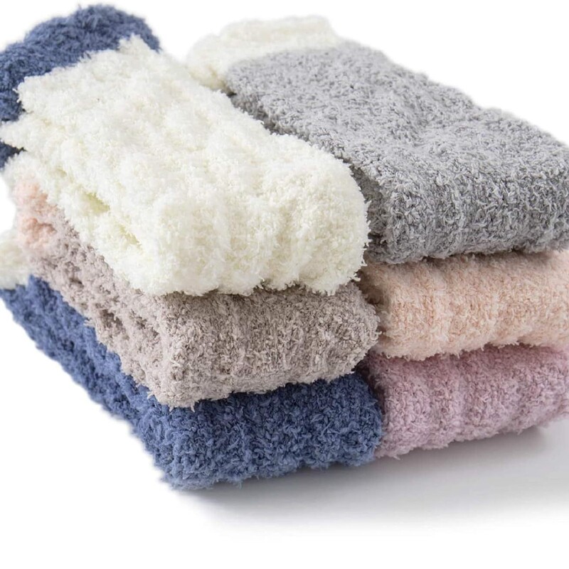 Socks for Women, Warm and Comfortable Gift, Fluffy Plush Sleep Slipper Socks, Soft and Comfortable Floor Socks