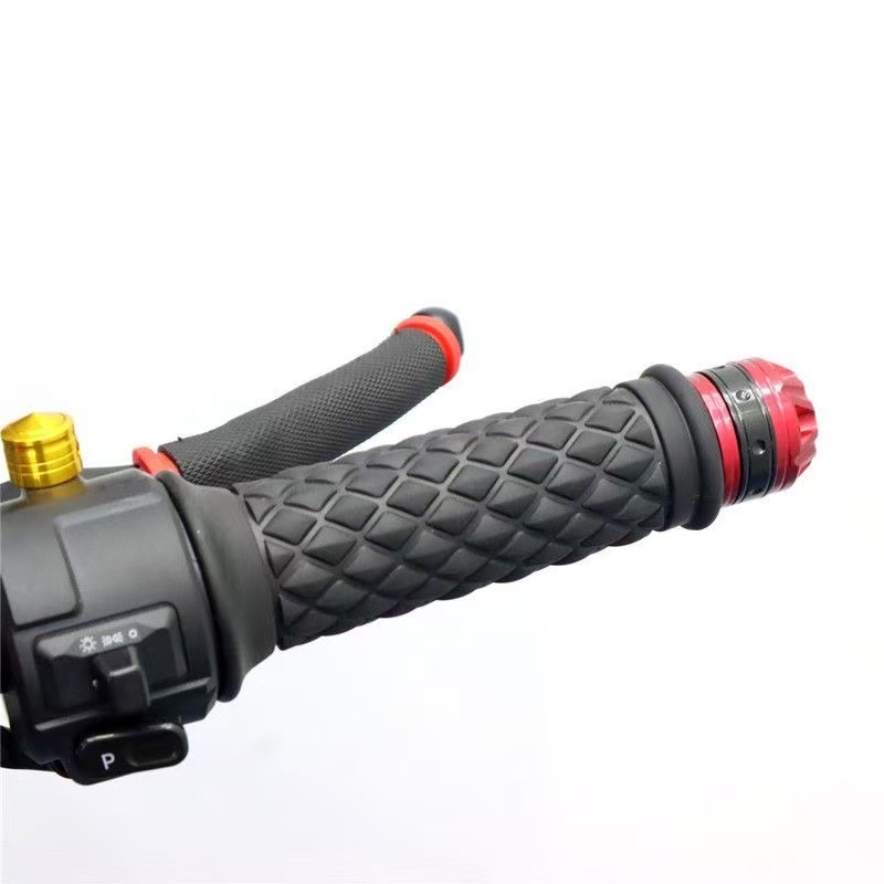 CNC handlebar end cap modification accessories, aluminum alloy scooter electric vehicle handlebar plug decorative handlebar end cap