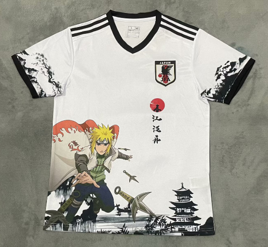 25-26 Nueva camiseta de anime de camiseta japonesa One Piece Samurai Sakura Dragon Ball Uniforme de fútbol transfronterizo de edición especial