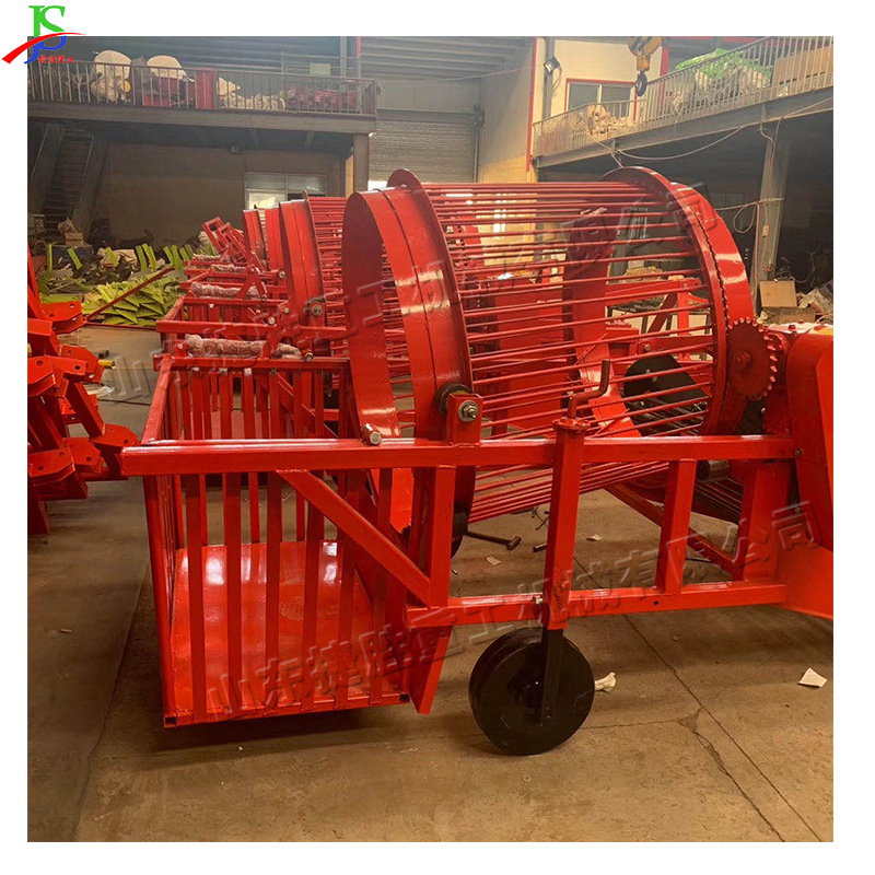 Tractor suspendido tipo máquina de reciclaje de película de pavimentación tipo rodillo máquina de recolección de película de tierras agrícolas máquina de limpieza de película de residuos de tierras de cultivo