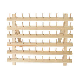 榉木60轴线架折叠木线组织器线轴支架线轴缝纫线架壁挂式缝纫线架