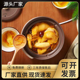小熊电炖锅DDG-D20S2自动紫砂锅煲汤锅家用多功能煮粥炖盅