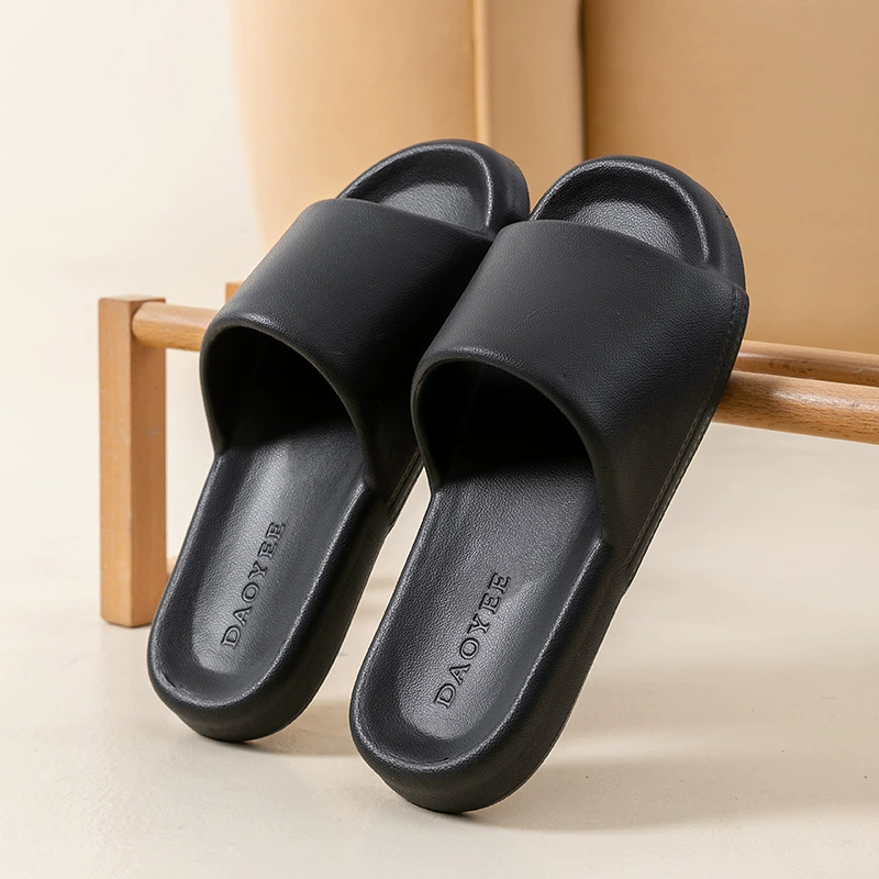 Домашние тапочки из ЭВА с дезодорантом для женщин, простые летние однотонные домашние нескользящие тапочки для ванной комнаты для мужчин