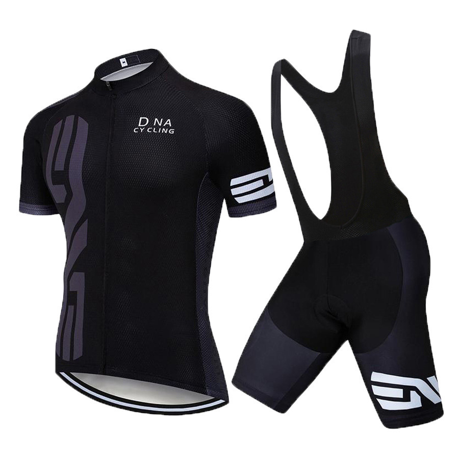 Factory Direct Sales Dna Team Version Cycling Suit Suit Men's Summer Short-Sleeved Overalls Sweat-Wicking Breathable Quick-Drying Customization