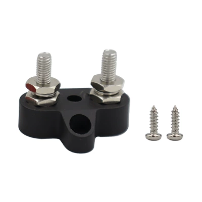 Terminal Connection Post M6/M8 – Power supply, ignition system accessories - black-double-stud-m6