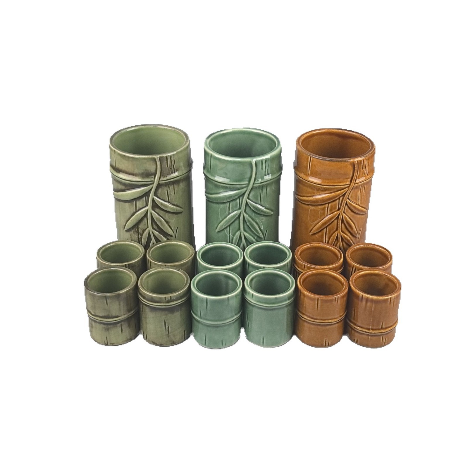 Taza de bar TikiMug transfronteriza Taza de bambú grande de cerámica Taza de cóctel pequeña Mermaid Ticki