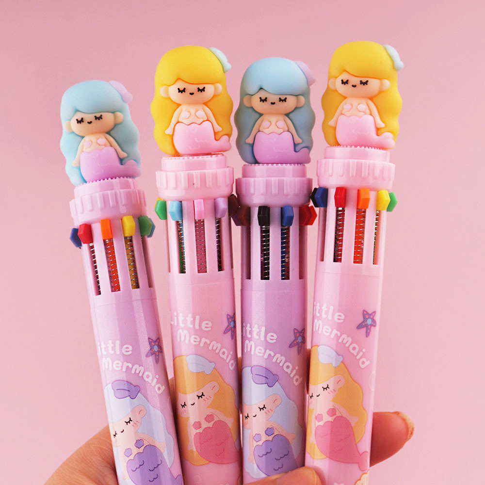 12 bolígrafo creativo 12 colores multifunción bolígrafo de color estudiantes bolígrafo multicolor bolígrafo atómico NaYou