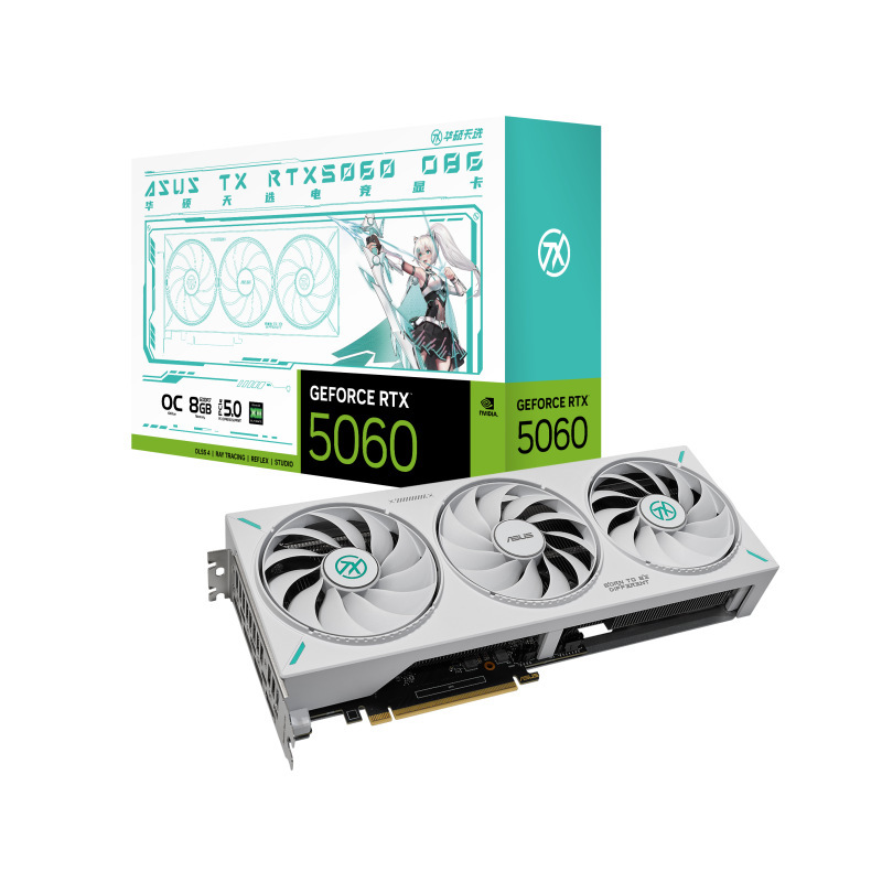 Asus Tianxuan Tx Geforce Rtx5060 O8G Is Suitable for Desktop Computers, E-Sports Games, and Ai Graphics Cards