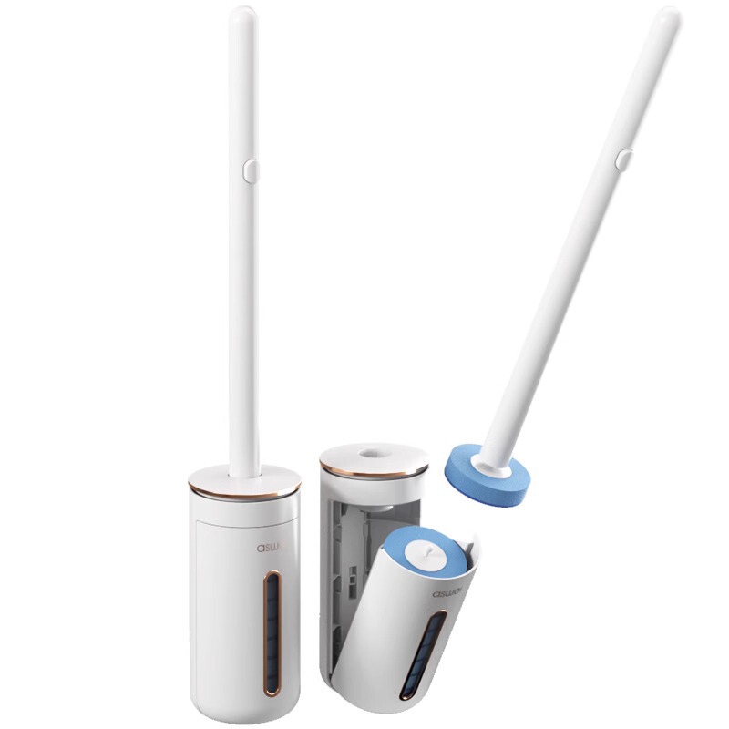 使い捨てトイレブラシ 家庭用 死角なし トイレ掃除ブラシ 新型神器 壁掛け式 クリーニング 交換用ブラシヘッド|undefined