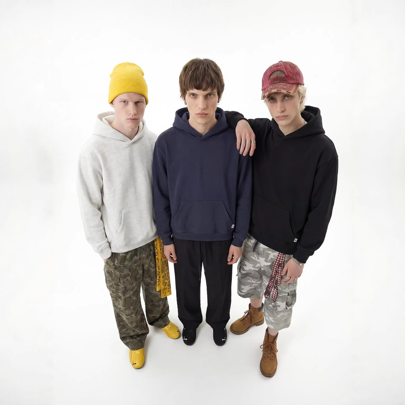 Jbp Men's Clothing | Russell Commuter Fleece Hooded Everyday Versatile Clenanfit Short Boxy Waist Sweatshirt Jbp Men's Clothing | Russell Commuter Fleece Hooded Everyday Versatile Clenanfit Short Boxy Waist Sweatshirt