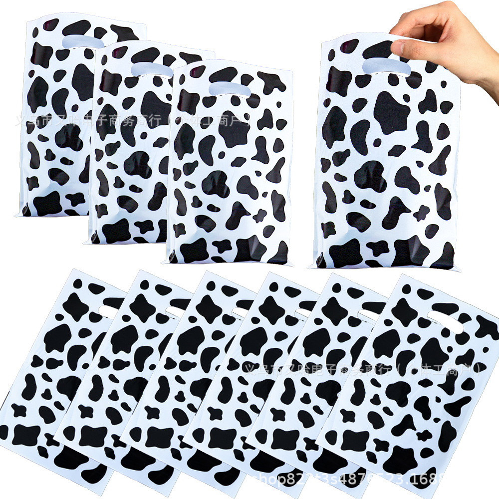 国境を越えた粉犬爪パーティーギフトバッグラグビー漫画ギフトバッグプラスチックキャンディーバッグ誕生日パーティー装飾品