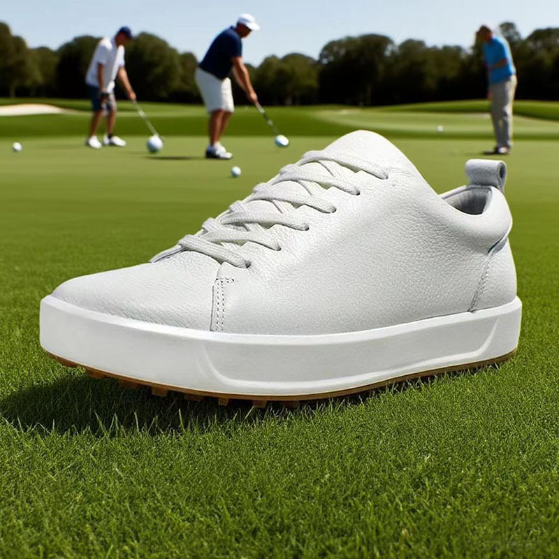 Men's Golf Shoes, Sports Casual Fashion Sneakers, Soft and Cool First-Layer Cowhide Versatile Men's Shoes Golf Shoes