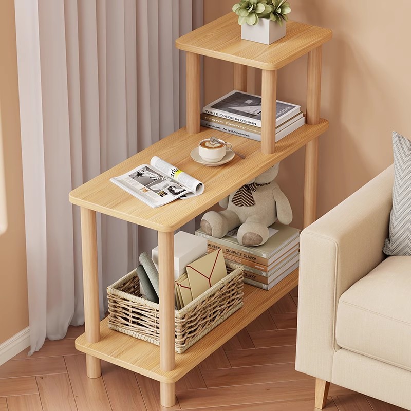 Sofa Side Cabinet Rental House Simple Side Table Storage Rack Home Living Room Small Coffee Table Bedroom Bedside Small Table