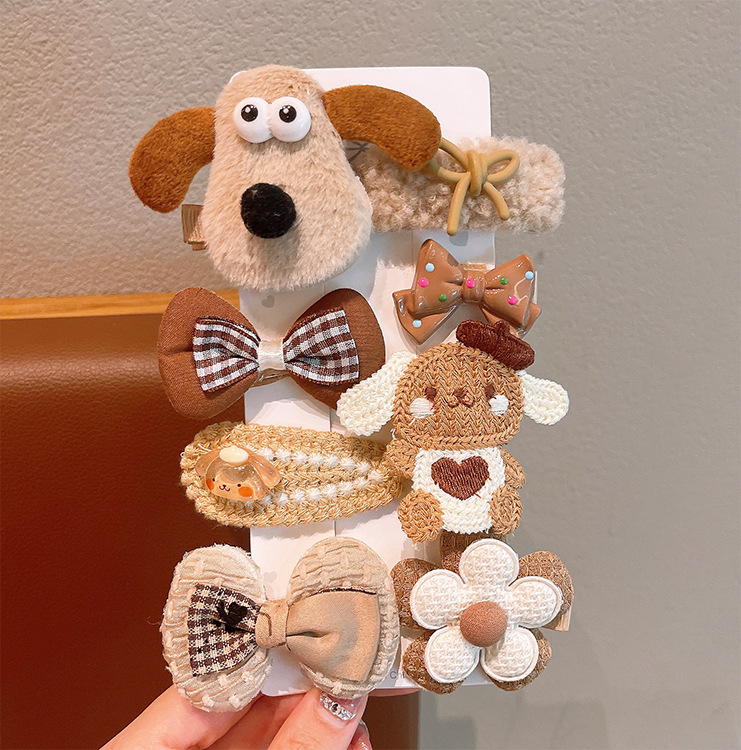 Milk tea color 8-piece set xiaohei (le-04)