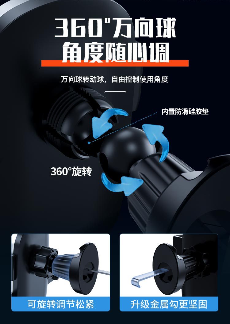 Car Air Vent Phone Holder Gravity Navigation Multifunctional Phone Stand Car Accessories Air Vent Phone Holder