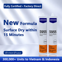Fast Curing Silicone Sealant 300ml Surface Dry in 15 Minutes