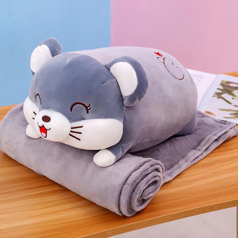 누워있는 마우스 그레이 50cm