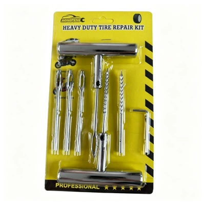 Car Tire Repair Tool Tire Kempinq və səyahət - 7-piece-metal-tire-repair-suit