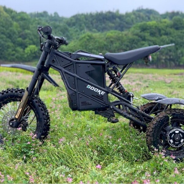 Three-wheel electric off-road mountain beach lithium battery