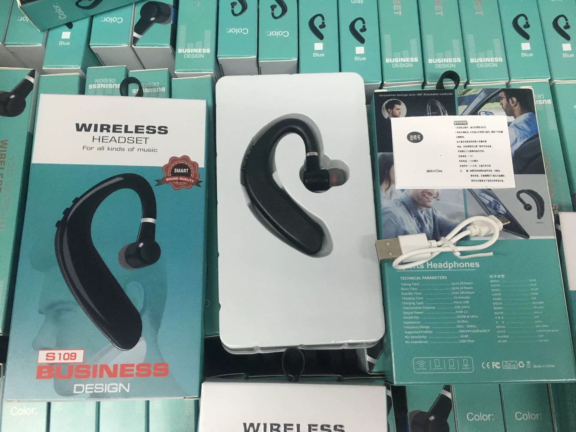 М165 Mini Bluetooth гарнитура 4.1, беспроводные уши, гарнитура Bluetooth, автомобильная спортивная Bluetooth гарнитура M163