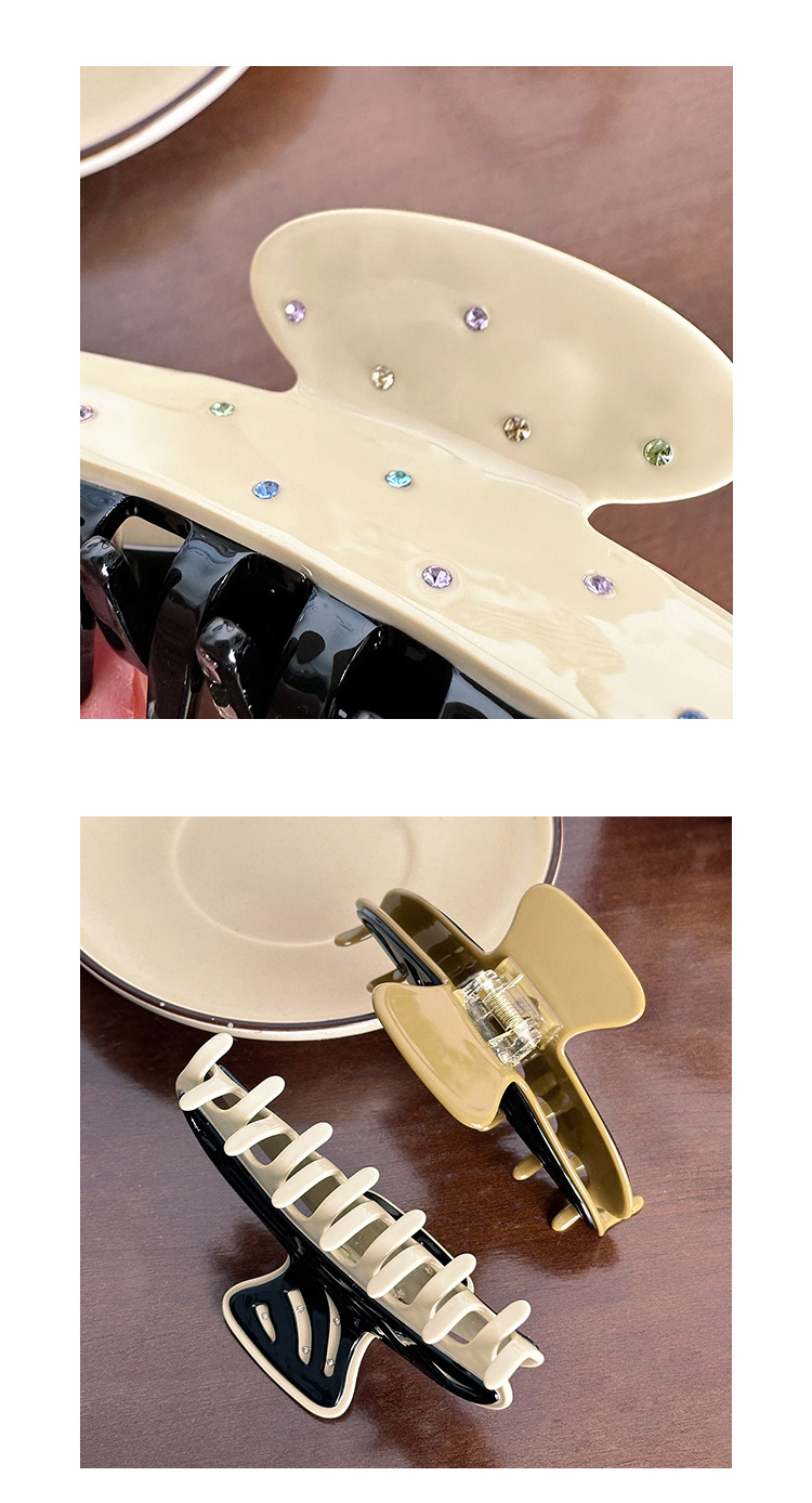 Décontractée Femmes Noeud D'Arc Acétique Acide Griffes De Cheveux display picture 4