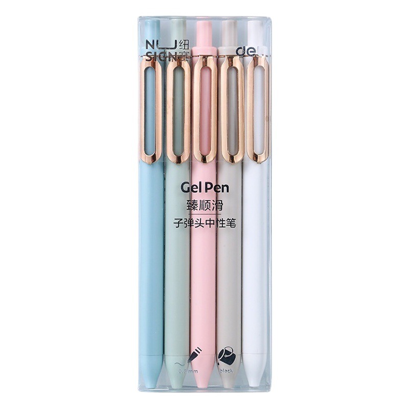 Zhenshun esquí acuático pluma bala gran capacidad Oficina firma pluma estudiante Deli neusai gel pen NS572