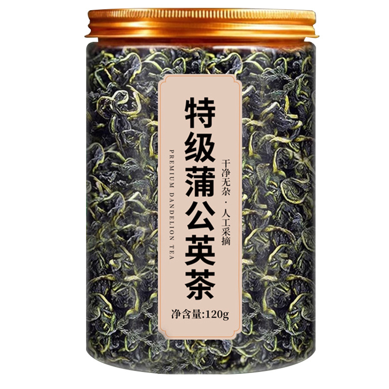 蒲公英正品特级野生中药材整根蒲公英茶罐装大分量120g