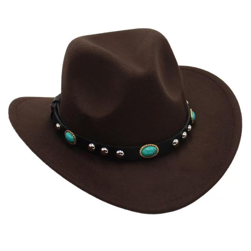 Sombrero de vaquero de fieltro – para bodas/fiestas temáticas, estilo western