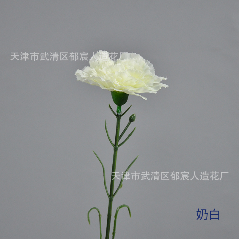 Clavel única flor artificial Día DE LA Madre ramo cesta de flores arreglo de flores centro comercial ambiente de vacaciones modelado diseño