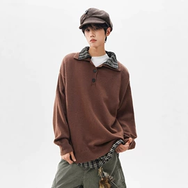 男式针织衫;男式夹克;男式休闲裤