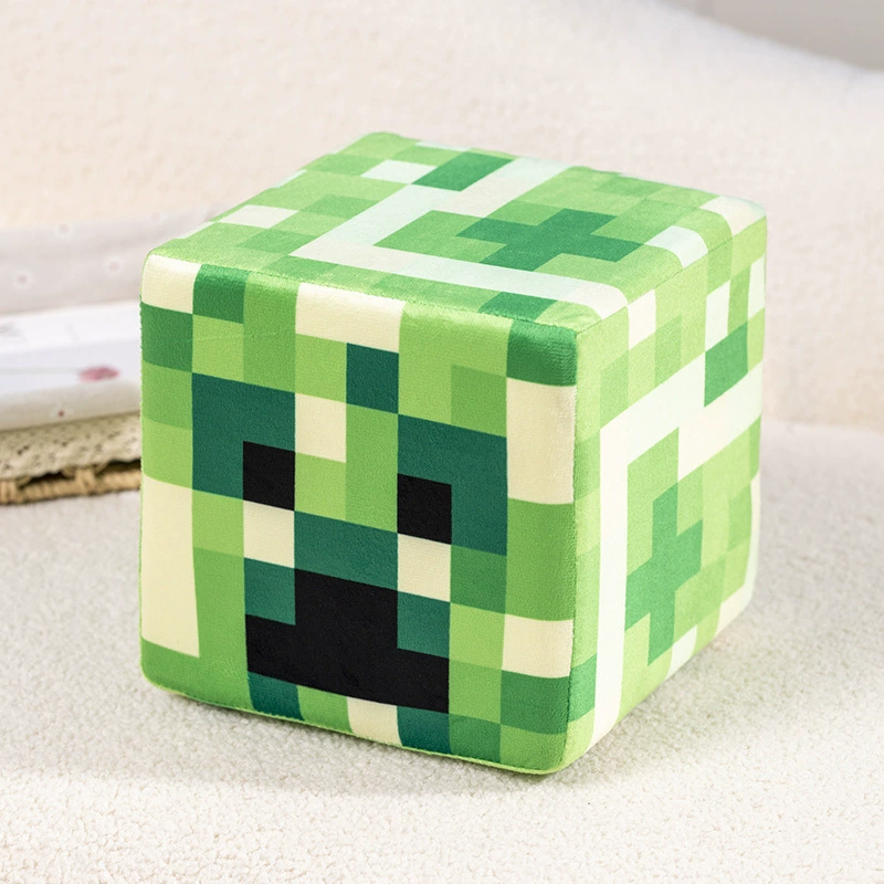 Плюшевые подушки-блоки Minecraft (Minecraft) TNT и пиксельный куб, разные дизайны, высоты 10/20/40 см