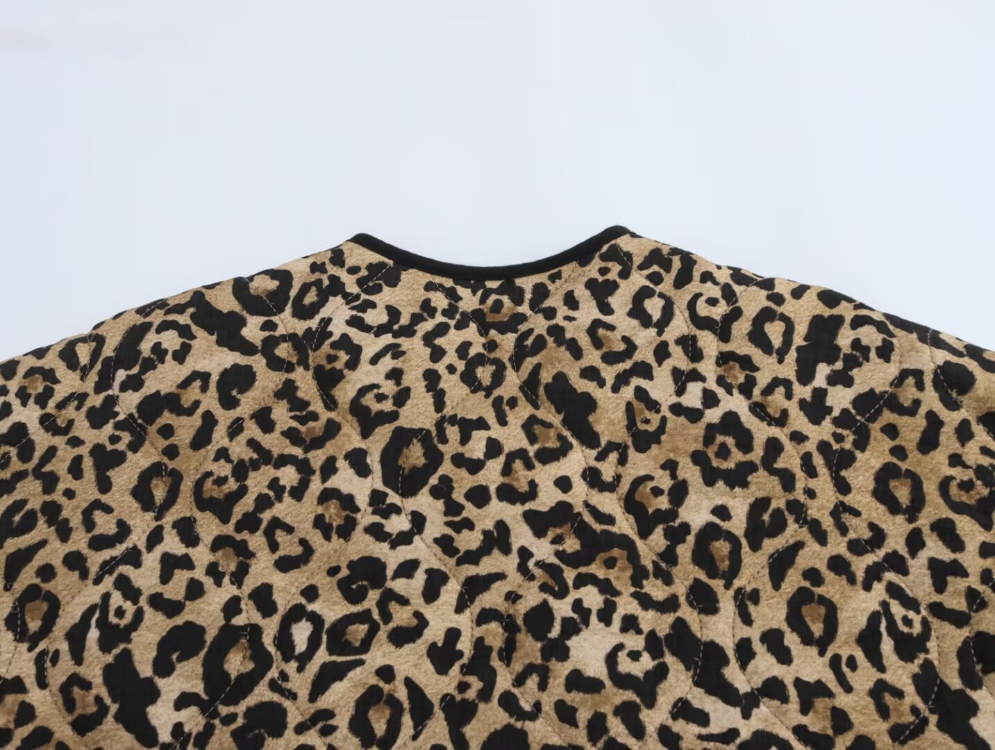 Women's Streetwear Leopard Single Breasted Cardigan Cotton Clothes display picture 11