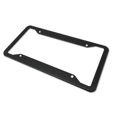 License plate holder/license plate holder – Frame to Prevent Collision - four-hole-stainless-steel-black