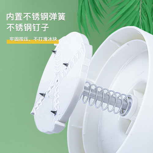 Ice shaver, household small manual ice crusher, hand-cranked smoothie machine, hail ice breaking tool, making continuous smooth ice