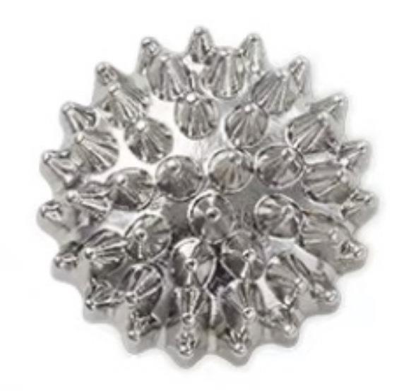 2023 nuevo centro comercial mismo estilo metal agujero zapatos hebilla zapato flor DIY rhinestone tridimensional zapato hebilla Accesorios al por mayor