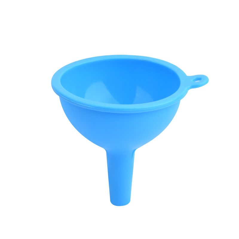 Suministro directo de fábrica embudo de silicona conjunto de tres piezas embudo de aceite de cocina embudo de vino embudo de sub-embalaje del hogar resistencia a altas temperaturas