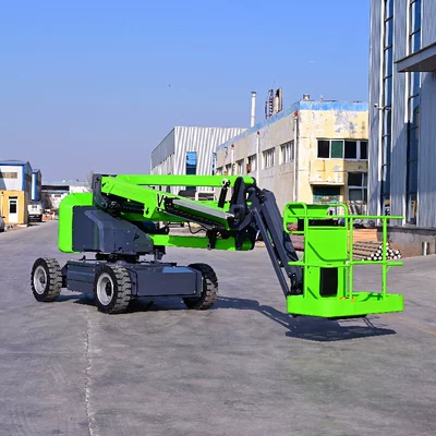 360 ° Rotating Articulated Arm Avtomobil fırlanan platformaları - upgrade-16m-prepayment